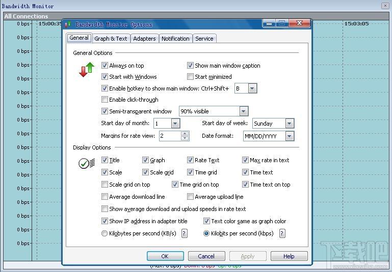 Bandwidth Monitor,流量监控