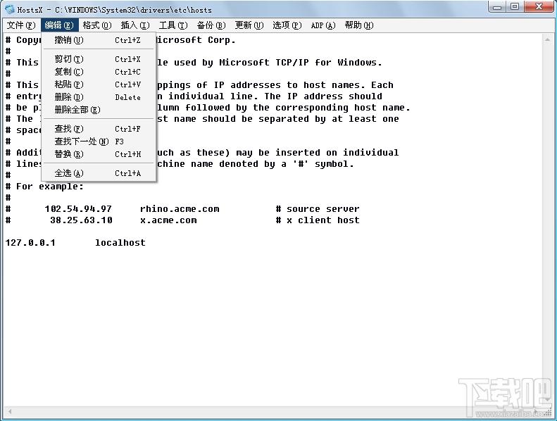 HostsX,Hosts,记事本,编辑器