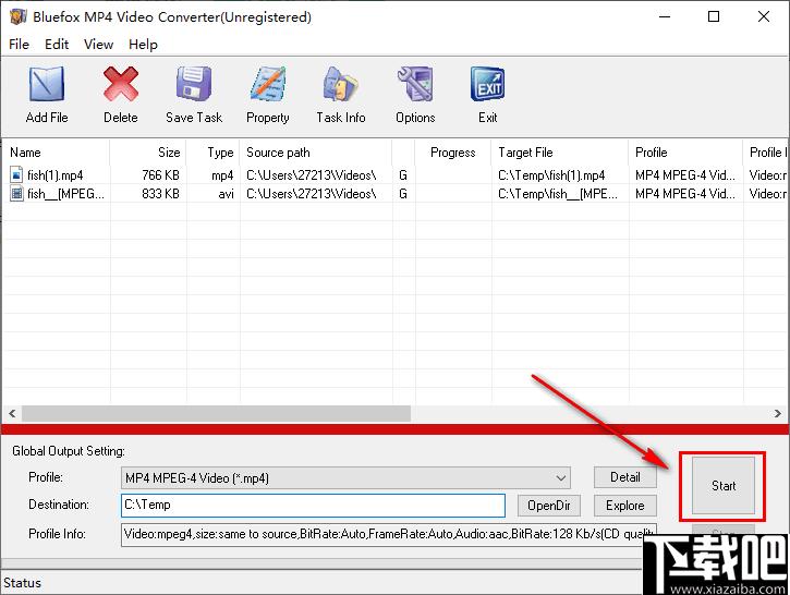 Bluefox MP4 Video Converter下载,视频转换,格式转换