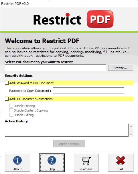 PCVARE Restrict PDF下载,PDF加密,加密软件