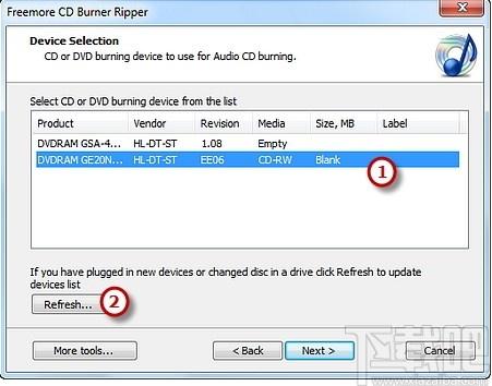 Freemore CD Burner Ripper下载,光盘工具,刻录软件,cd刻录