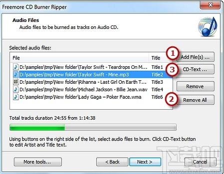 Freemore CD Burner Ripper下载,光盘工具,刻录软件,cd刻录